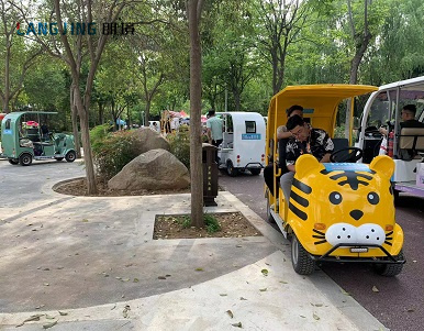景区共享旅行车投放——洛阳国花园