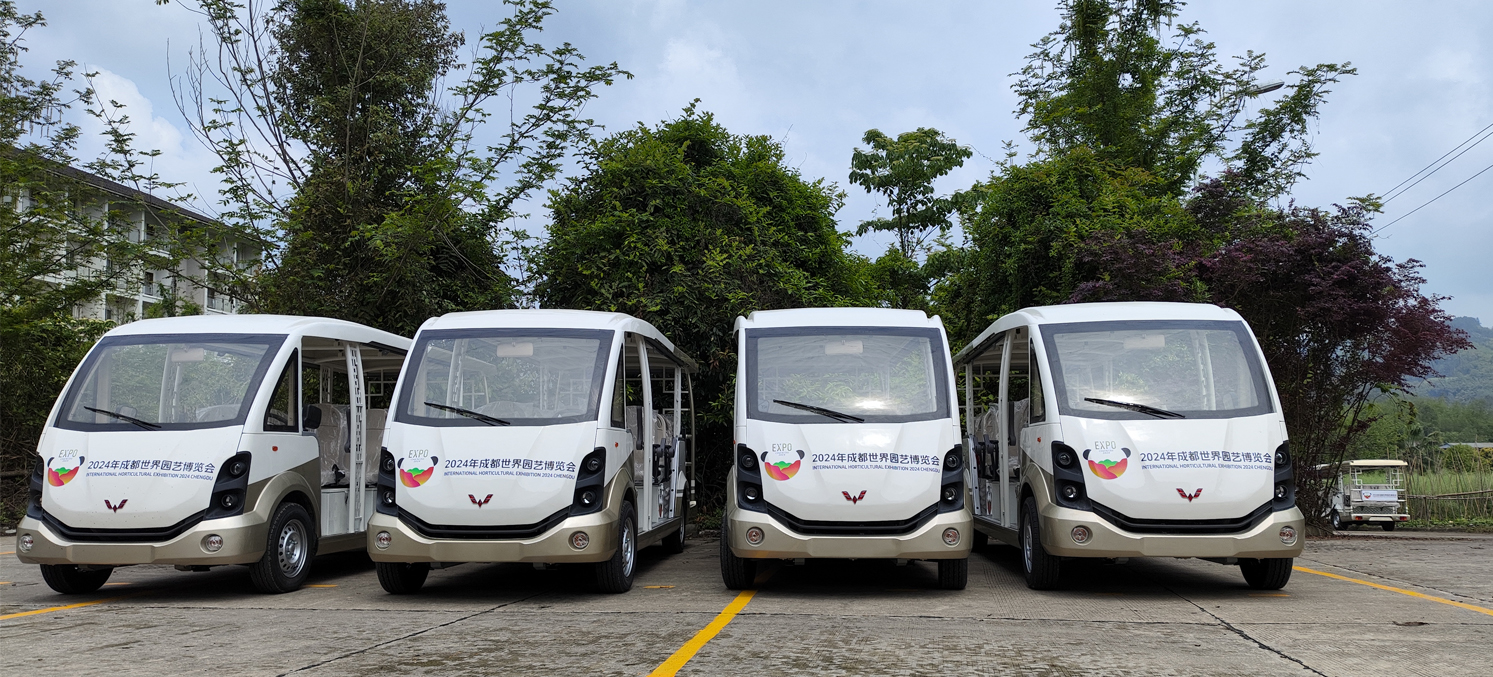 五菱旅行车闪灼 2024 天下园艺博览会，，，继续游客接待重任！-行业动态-电动旅行车|景区旅行车|景区共享车|运营|出租|巡逻车|消防车|电动小火车|燃油旅行车|厂家-Bwin必赢亚洲